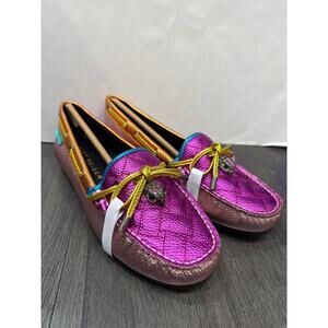 Kurt Geiger Eagle Moccasin Leather Flats – Size 7 – New in Box